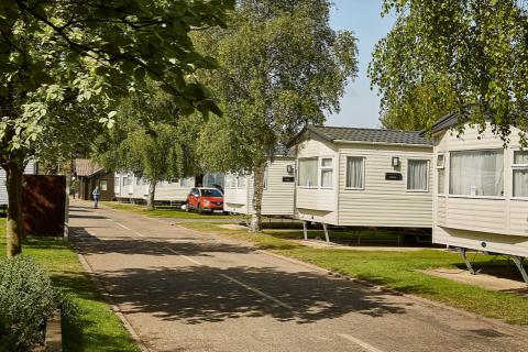 great Yarmouth static caravan site at Vauxhall Holiday Park