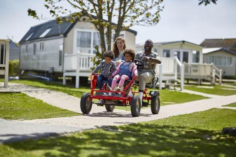 static caravans in Sussex near the beach