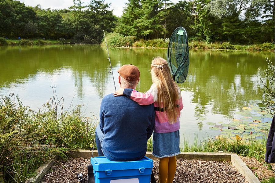 fishing lakes at Bodmin Holiday Park