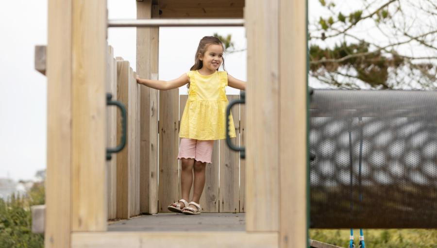 Crantock Beach Holiday Park adventure playground