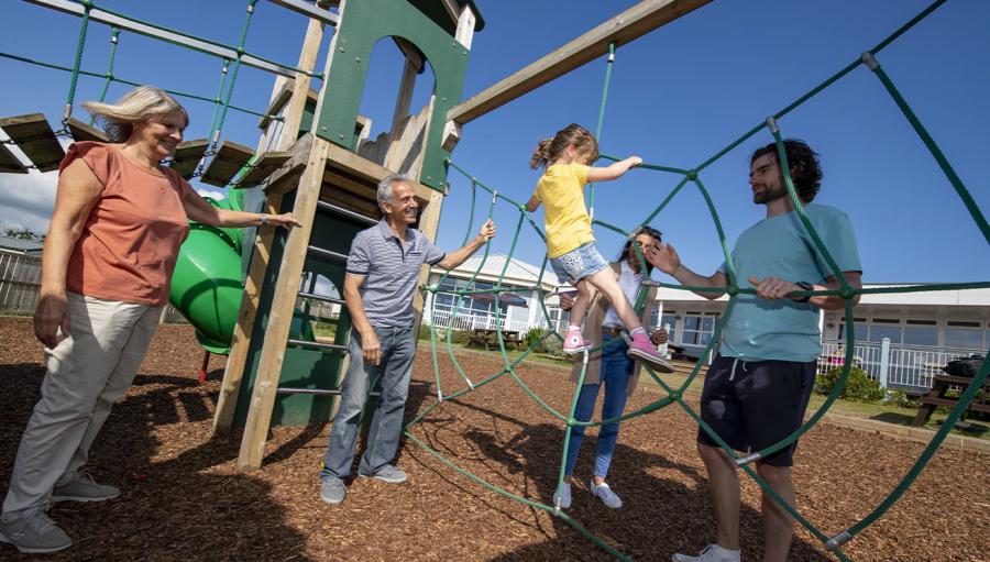 adventure playground at Crimdon Dene Holiday Park