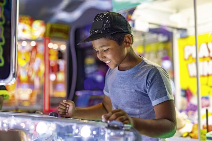 amusement arcade at Devon Cliffs Holiday Park