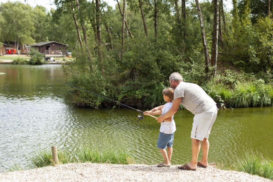 fishing lakes at Warmwell Holiday Park