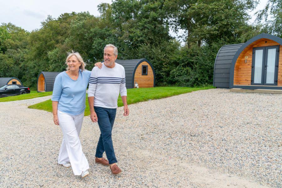 glamping pods in devon at Hedley Wood Holiday Park