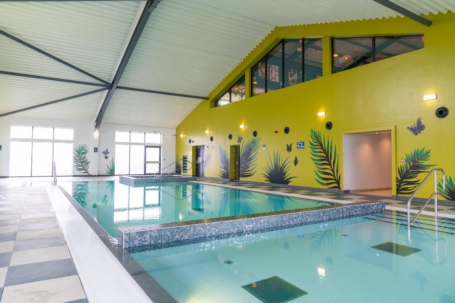 new indoor swimming pool at Hedley Wood Holiday Park