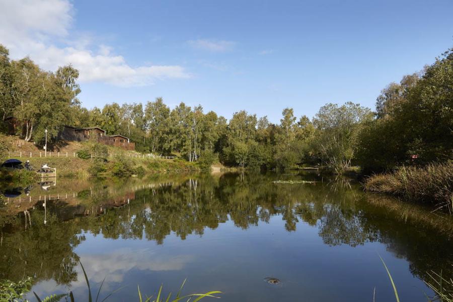 beautiful lakes at Warmwell Holiday Park