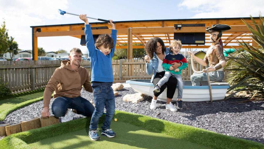 adventure playground at Lizard Point Holiday Park 