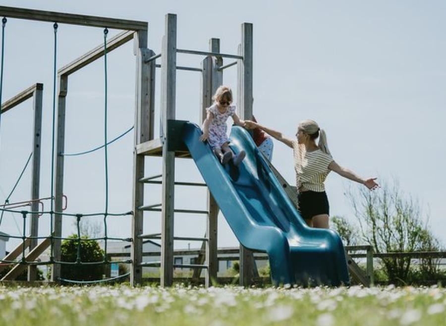 adventure playground at Newperran Holiday Resort