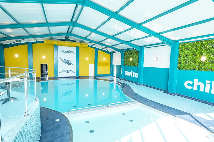 indoor swimming pool at Polperro Holiday Park