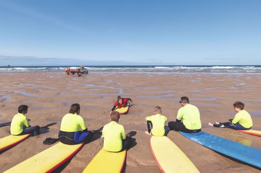 surf school at Riviere Sands Holiday Park