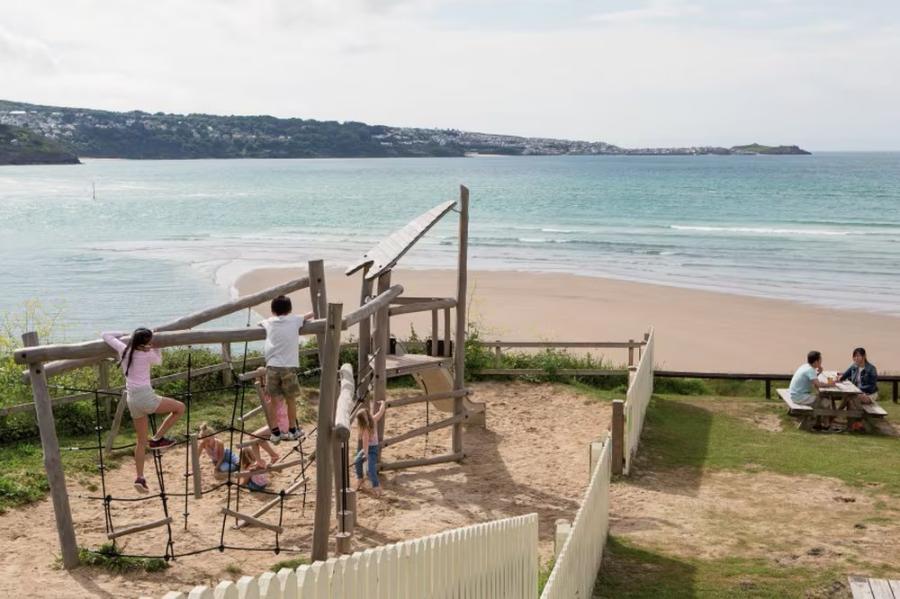 Riviere Sands Holiday Park in Cornwall by the beach