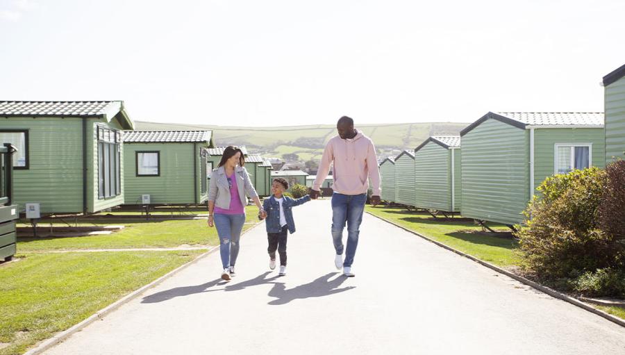 luxury caravans in Croyde at Ruda Holiday Park