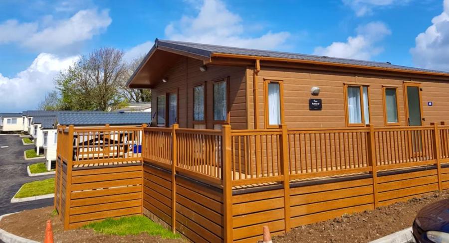 holiday lodges in North devon at Sandaway Beach Holiday Park