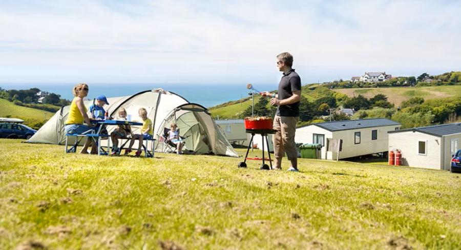 camping and caravan holidays in North Devon 