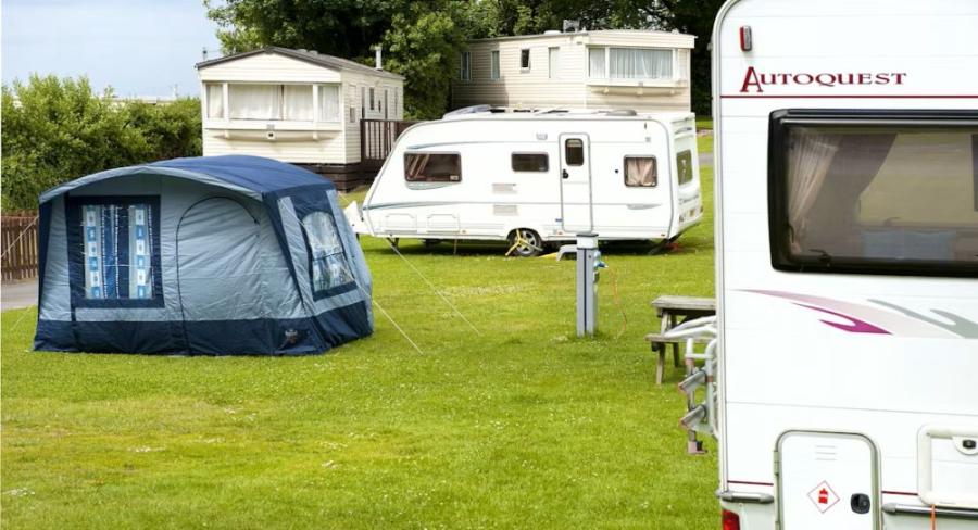 touring caravan pitches in North Devon