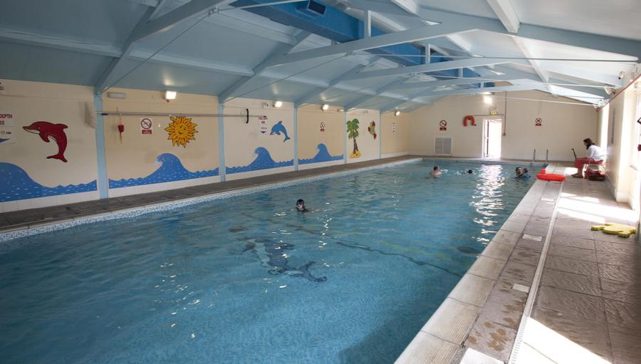 indoor pool at Sea Acres Holiday Park