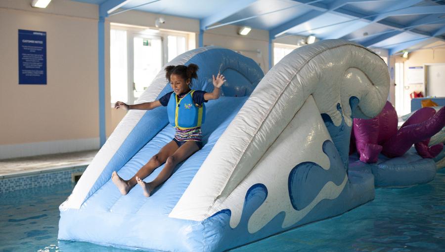 Sea Acres Holiday Park indoor pool inflatables