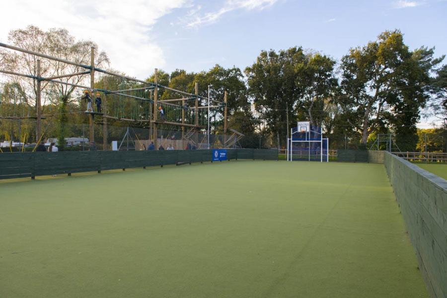 sports court at Sandford Holiday Park