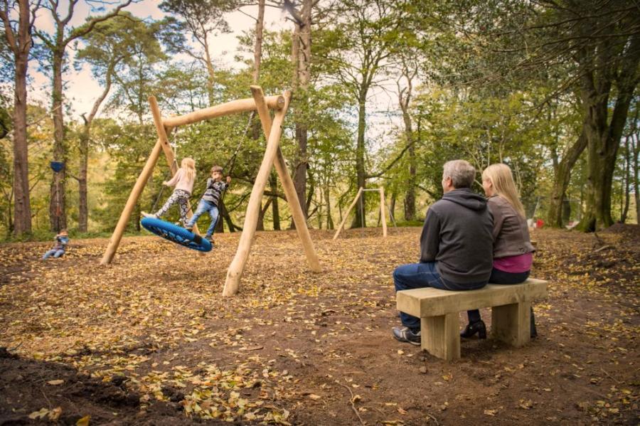 woodland adventure playground for kids