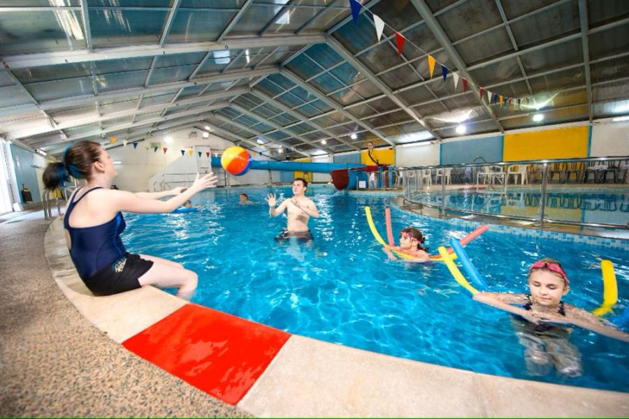 indoor pool at St Ives Holiday Village