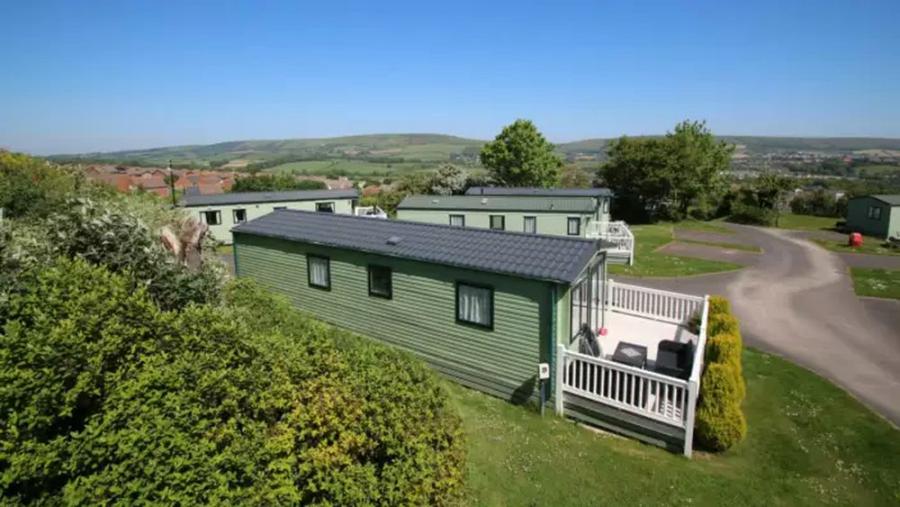 static caravans at Swanage Coastal Park