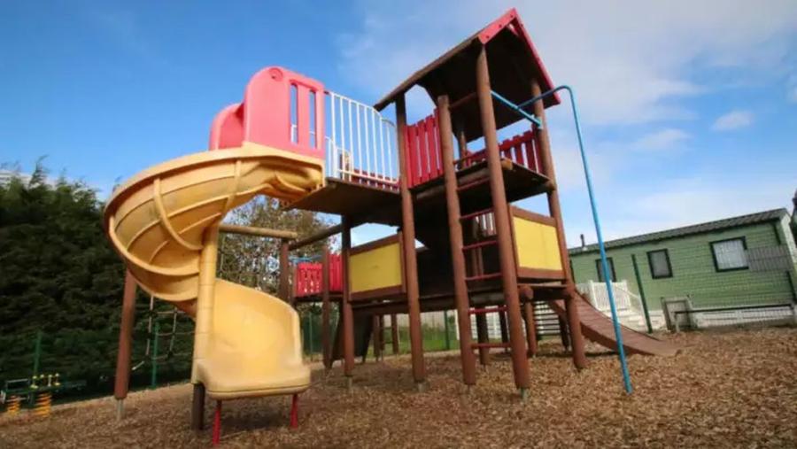 kids playground at Swanage Coastal Park