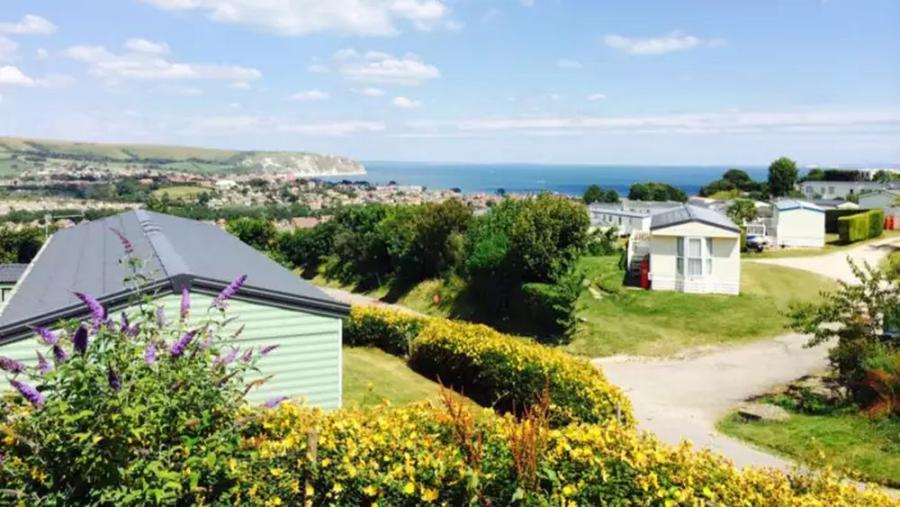 Swanage Coastal Park camping, caravans and lodges with sea views in Dorset