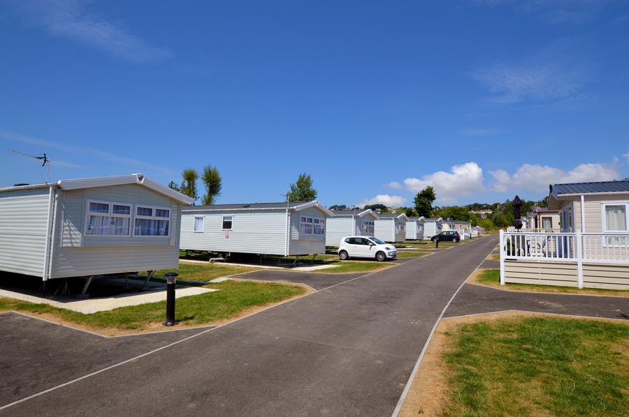 static caravans at Tarka Holiday Park in Barnstaple