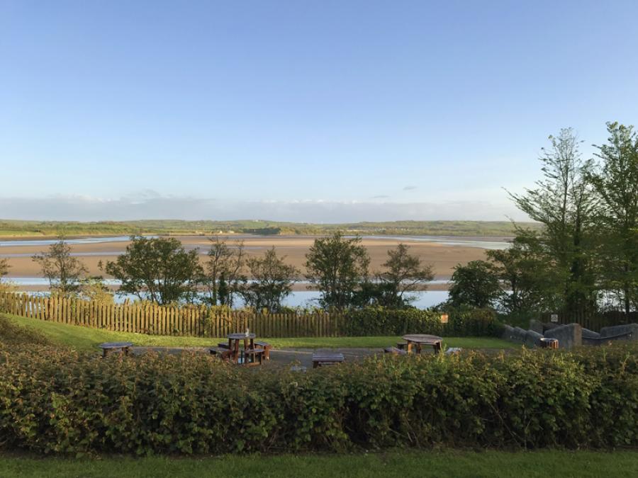 overlooking the River Taw from Tarka Holiday Park