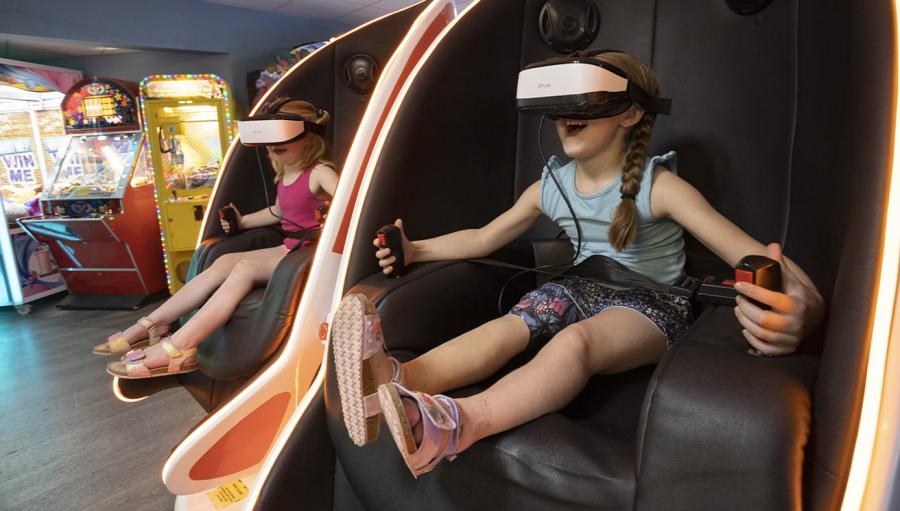 virtual reality games at Torquay Holiday Park