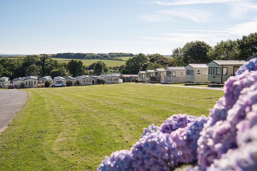 static caravans in Newquay Cornall at Trevella Holiday Park