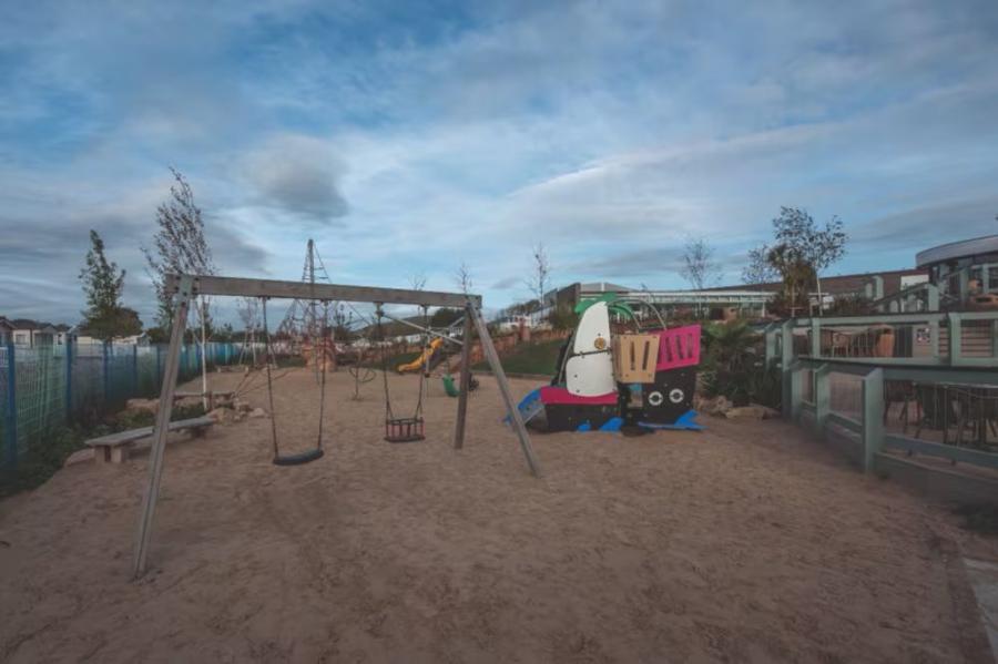 kids adventure playground at Weymouth Bay Holiday Park