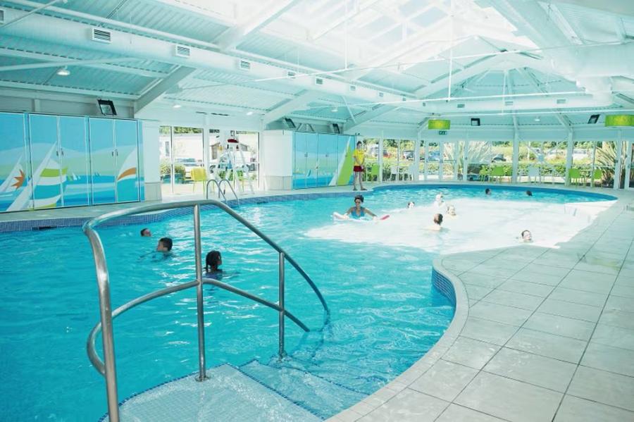 indoor swimming pool at Weymouth Bay Holiday Park