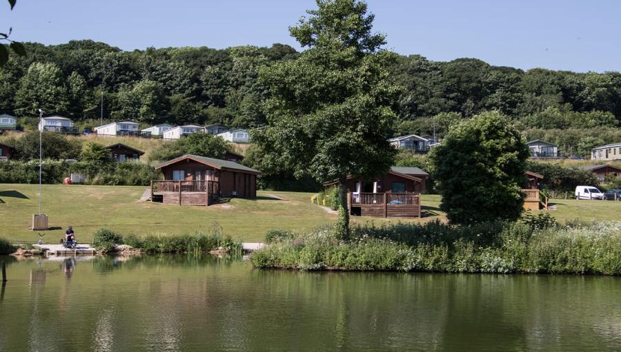 fishing lakes at White Acres Holiday Park in Cornwall