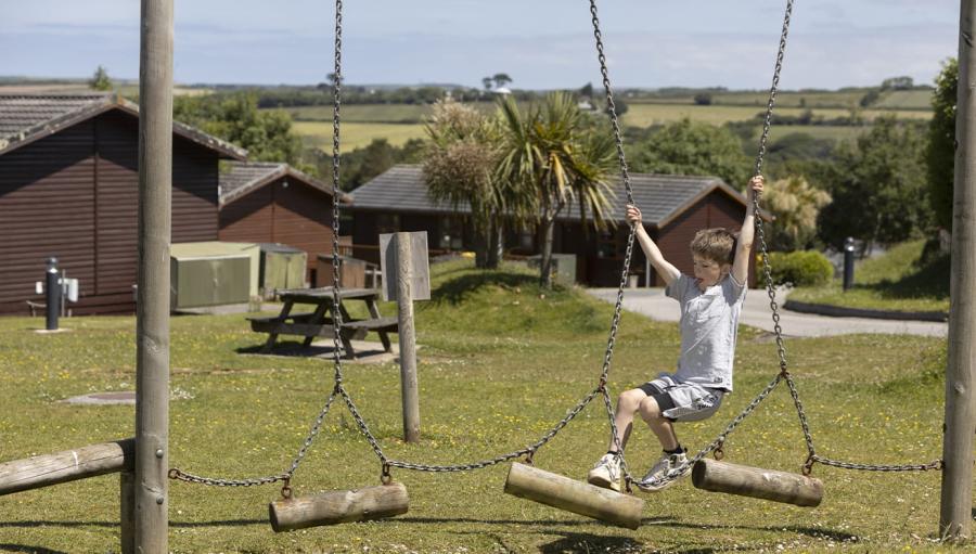 White Acres Holiday Park adventure playground for kids