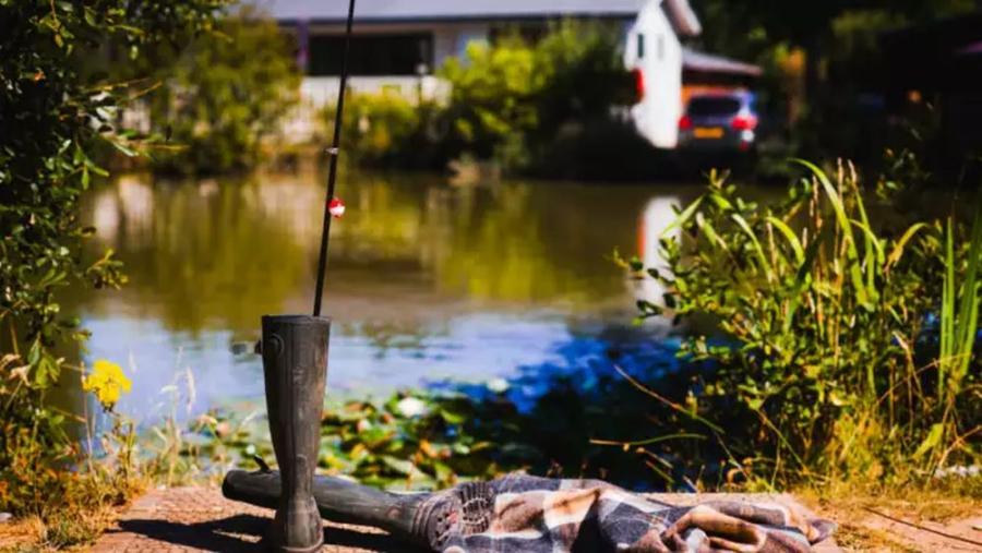 fishing lakes at Shorefield Country Park