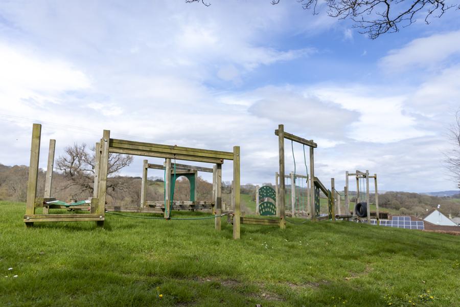 adventure playground at Wood Farm Holiday Park