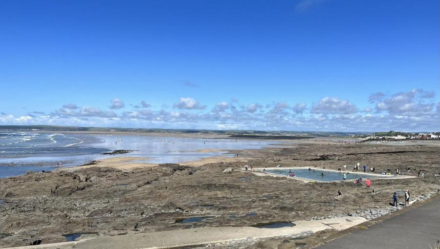 sea pool from Beachside Holiday Park