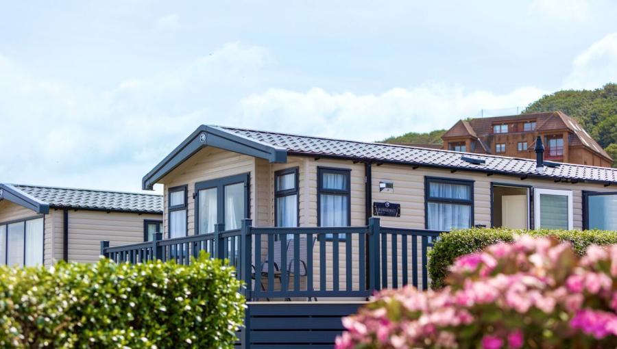 luxury caravans at Westward Ho!