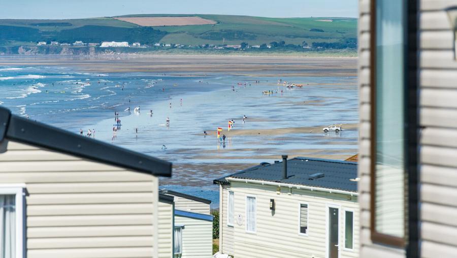 caravans at Beachside Holiday Park