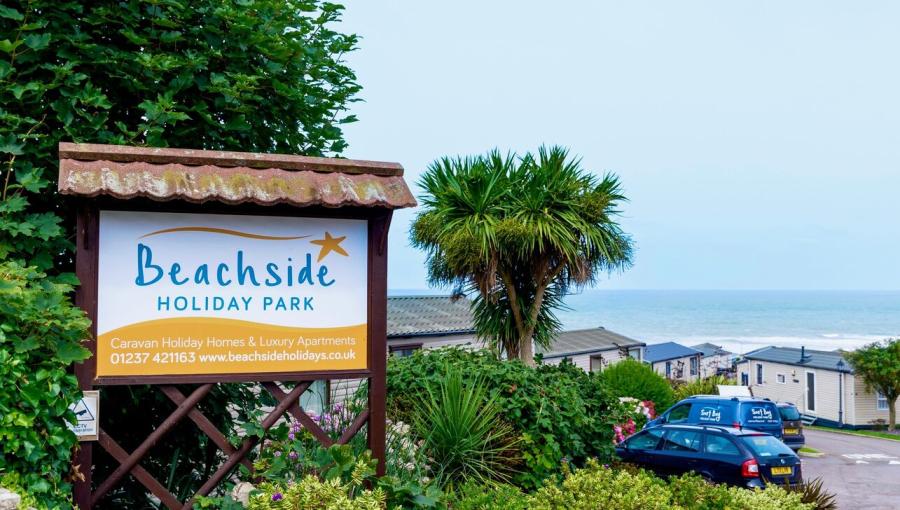 Beachside Holiday Park enterance