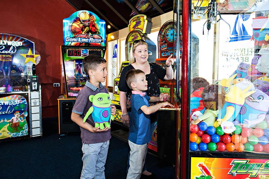 amusement arcade at Alberta Holiday Park