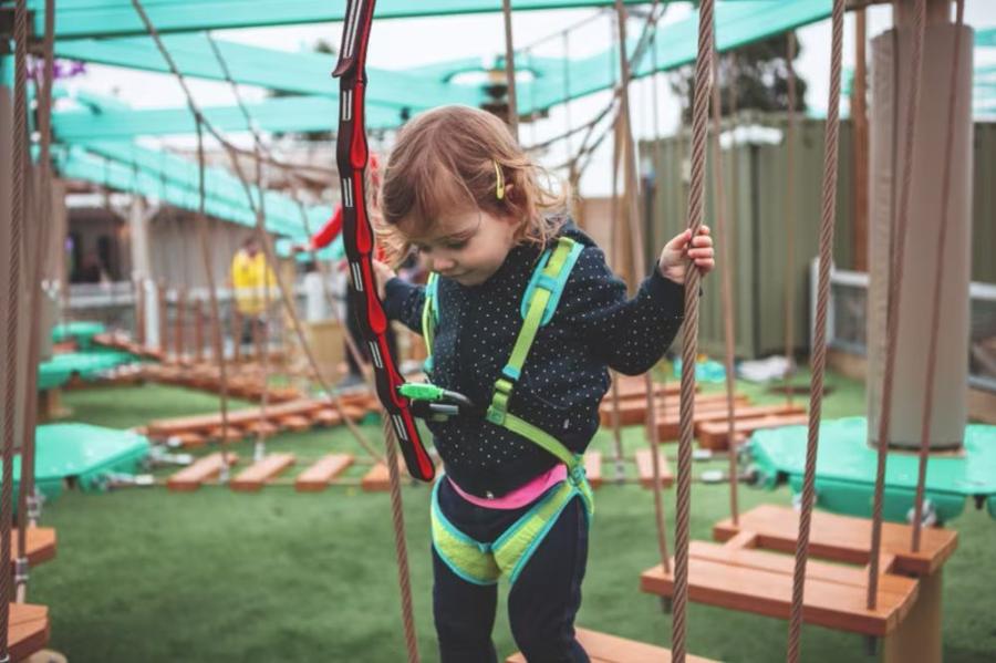 little kids play area at Caister-on-Sea Holiday Park