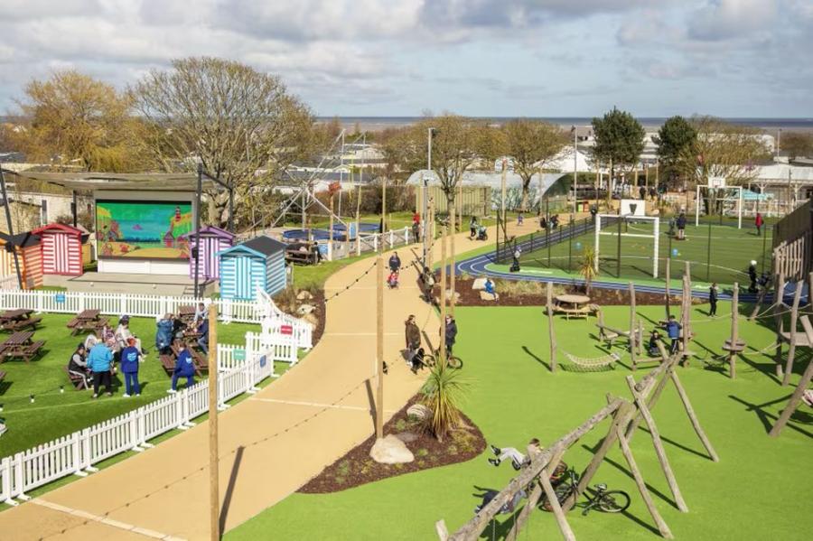 adventure village at Caister-on-Sea Holiday Park