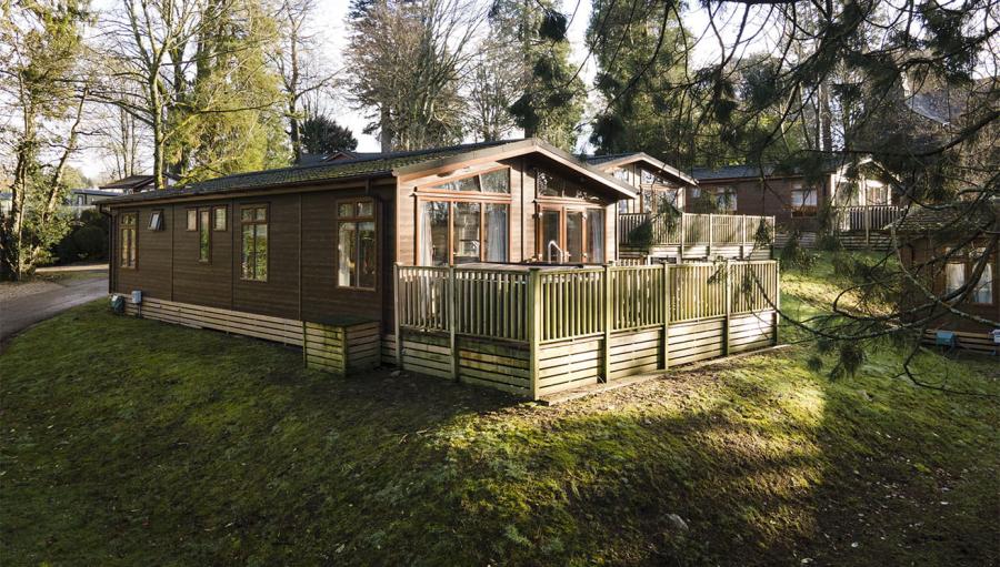 holiday lodges in the lake district at Fallbarrow Holiday Park