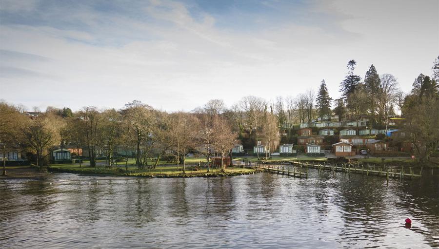 the lakes at Fallbarrow Holiday Park