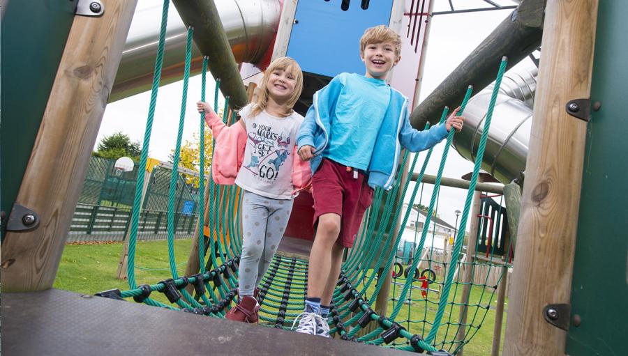 Highfield Grange Holiday Park adventure playground