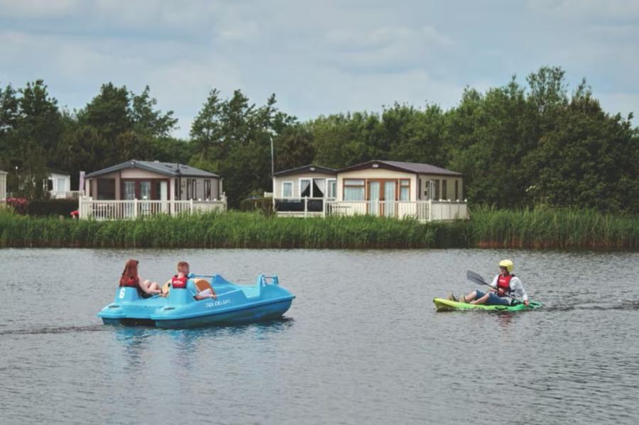 pedalos and canoes, family holiday fun in the lake district