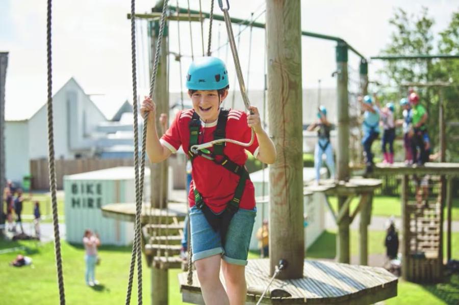 Lakeland Holiday Park rope course