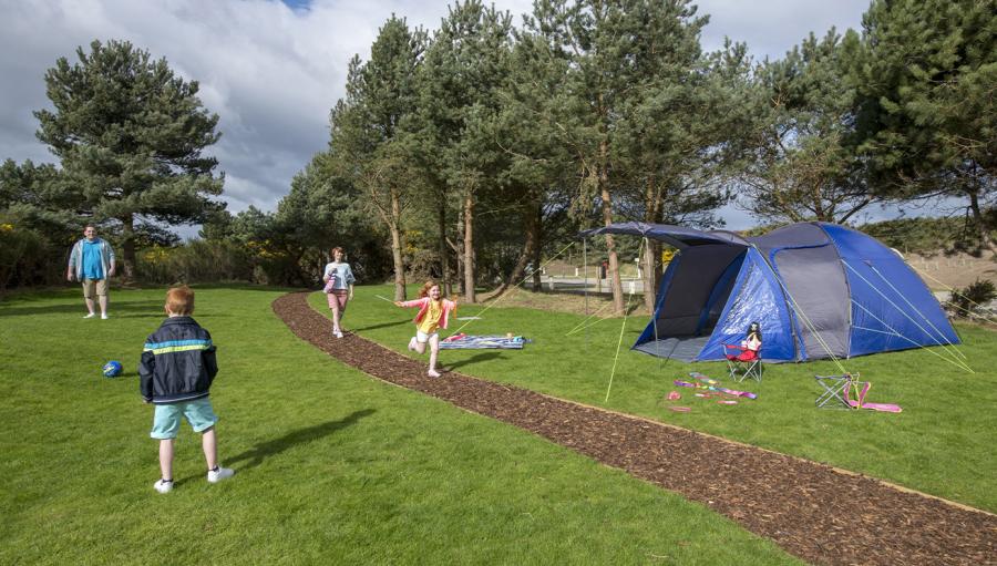 camping in Scotland at Nairn Lochloy Holiday Park